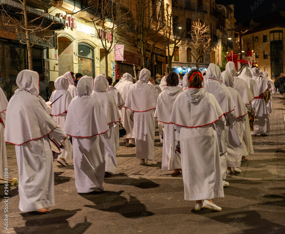 SEMANA SANTA SALAMANCA 2018 ESPAÑA REAL COFRADIA PENITENCIAL DE CRISTO YACENTE DE  LA MISERICORDIA Y AGONIA REDENTORA 