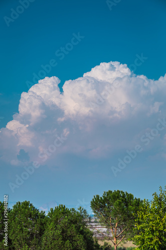 cloud background and blue sky