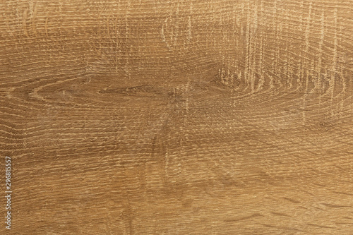 Close-up of light brown laminate floor covering