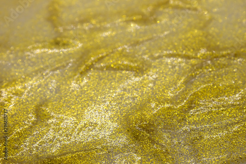 This is a photograph of Gold Glitter background