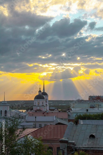 Foto Tomsk, Suberia Russia view from Voskresenskaya mountain