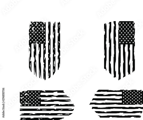 Distressed american flag . Only commercial use