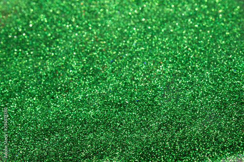 This is a Green Glitter Background