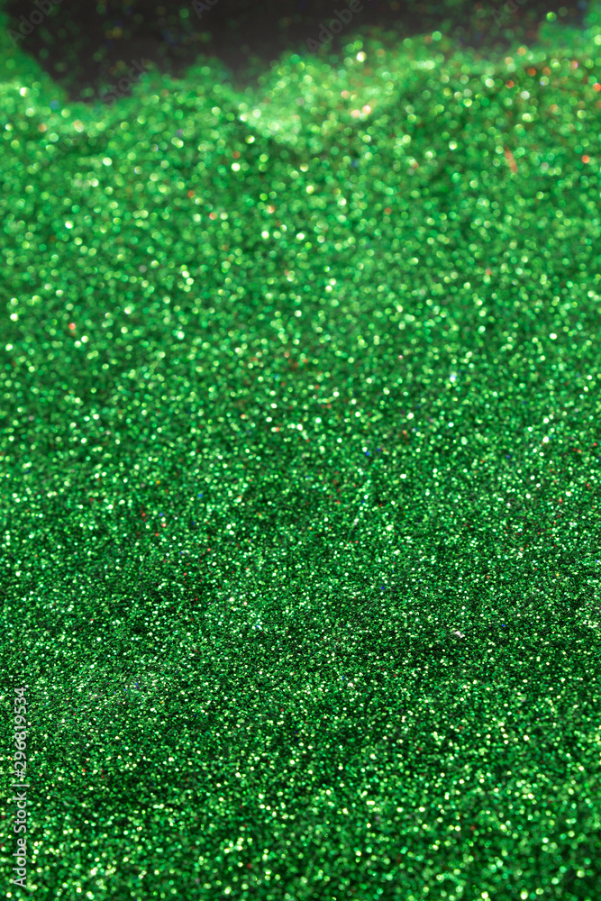 Fototapeta premium This is a Green Glitter Background