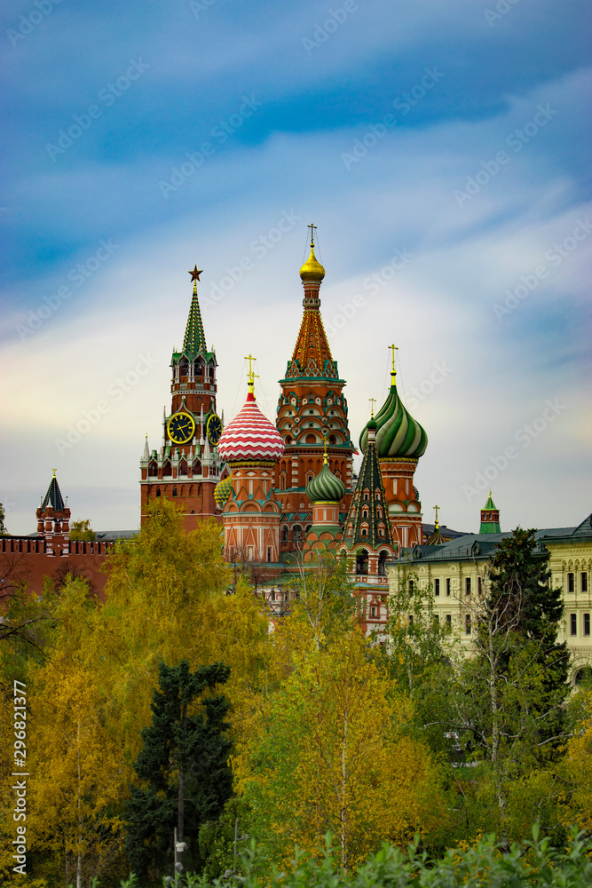 Autumn in Moscow, Saint Basil's Cathedral Autumn in Moscow, Saint Basil's Cathedral
