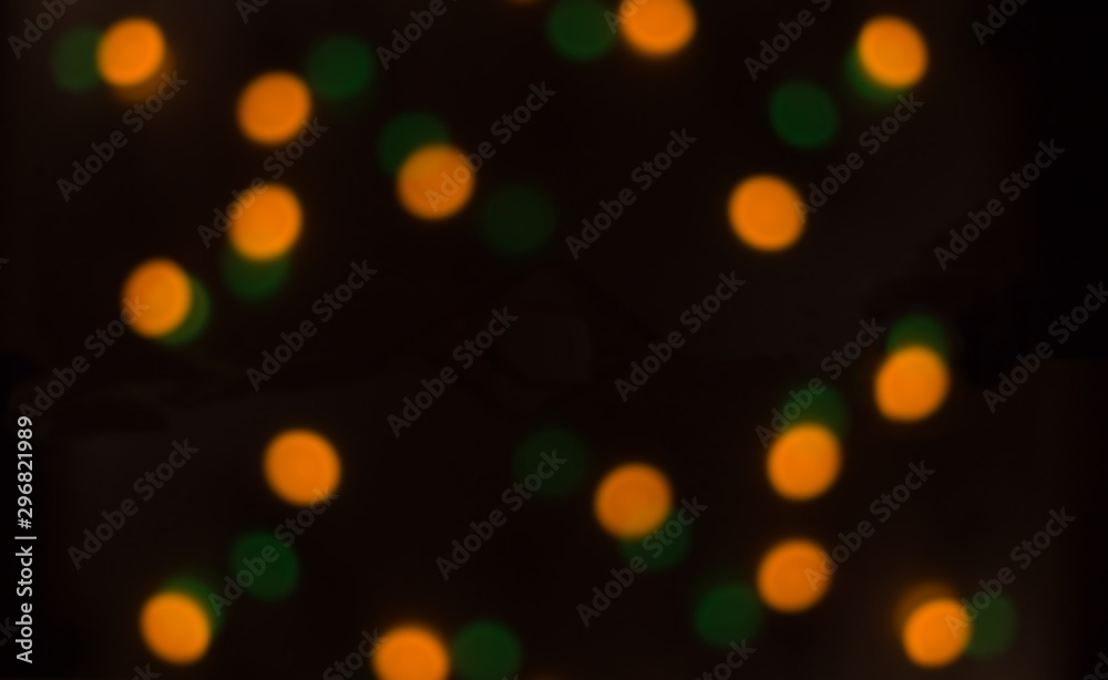 yellow and green holiday bokeh. Abstract christmas background. yellow and green holiday bokeh. Abstract christmas background.