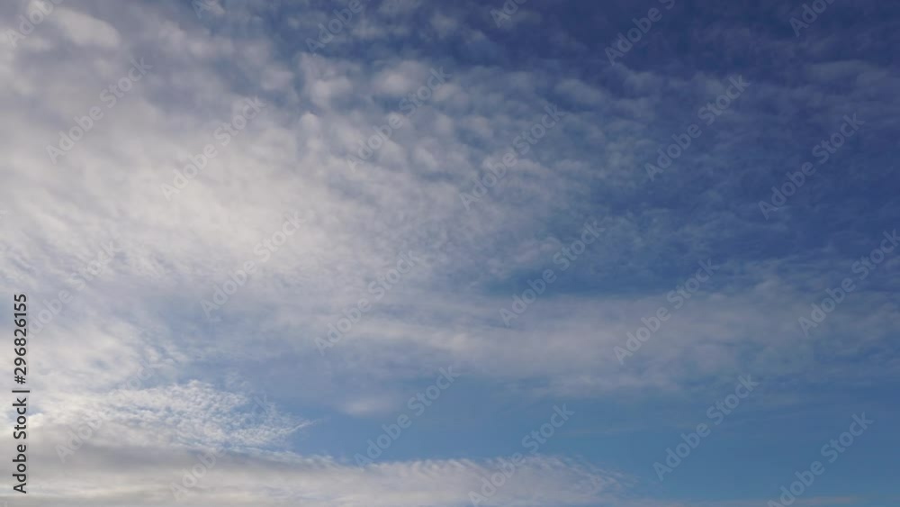 blue evening sky with clouds - timelapse blue evening sky with clouds - timelapse