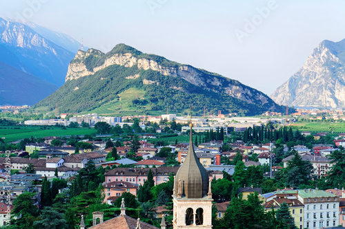 Church Santa Maria Assunta on rock of Arco