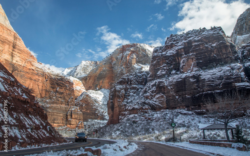 Zion Winter Snow photo