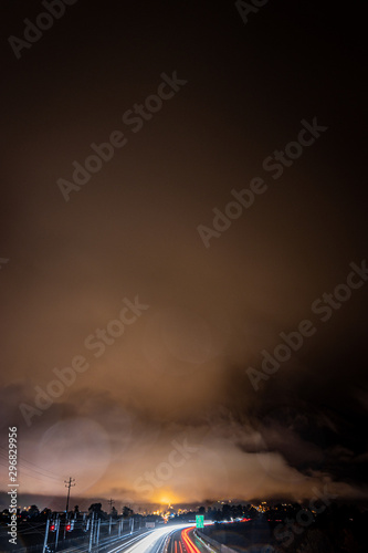 Sargans Highway at Night