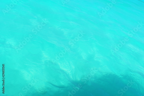 Blue and turquoise water background