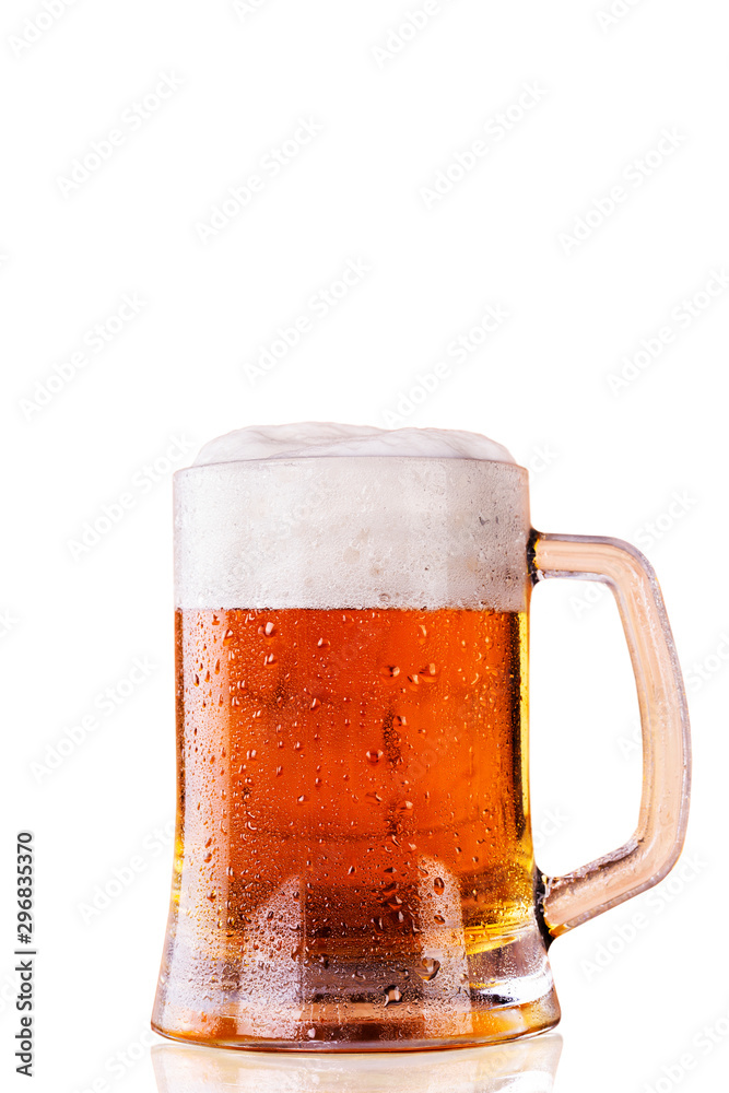 Mug of light beer Mug of light beer