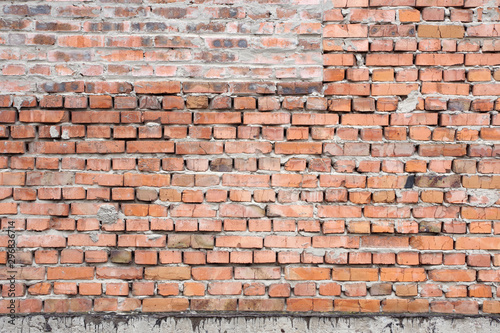 wall  brick  red  texture  old  pattern  bricks  cement  stone  block  building  architecture  surface  brickwork