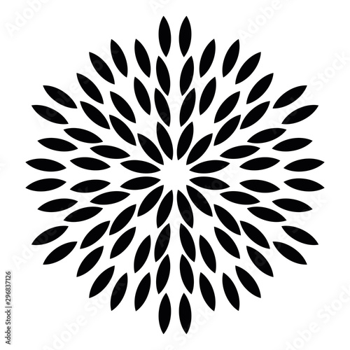 Snowflake icon. Christmas a...