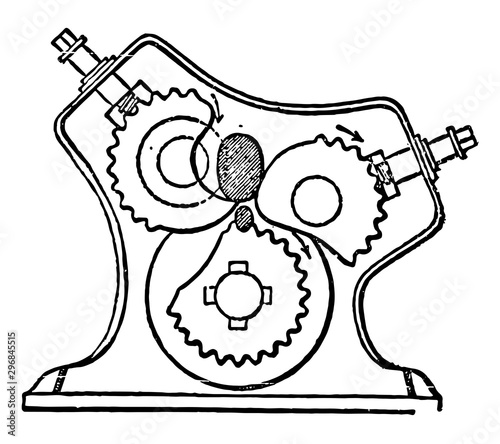 Revolving Squeezer vintage illustration.
