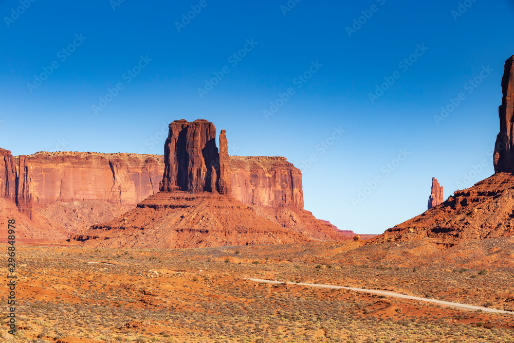 Monument Valley on a sunny day Monument Valley on a sunny day