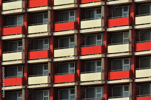 balconies and windows identical to a block © sebi_2569