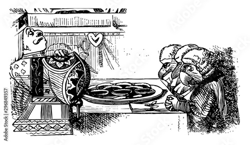 Alice in Wonderland, vintage illustration
