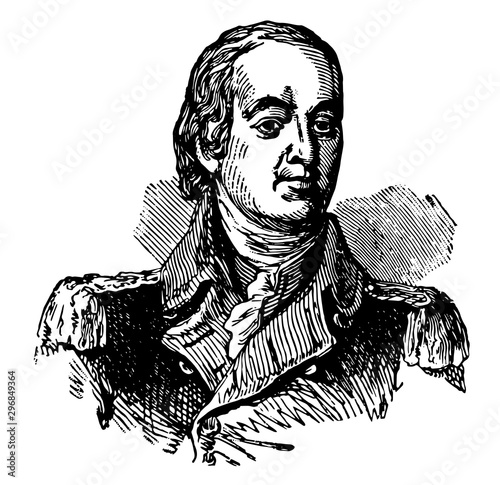 Lord Stirling vintage illustration
