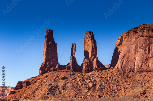 Monument Valley on a sunny day