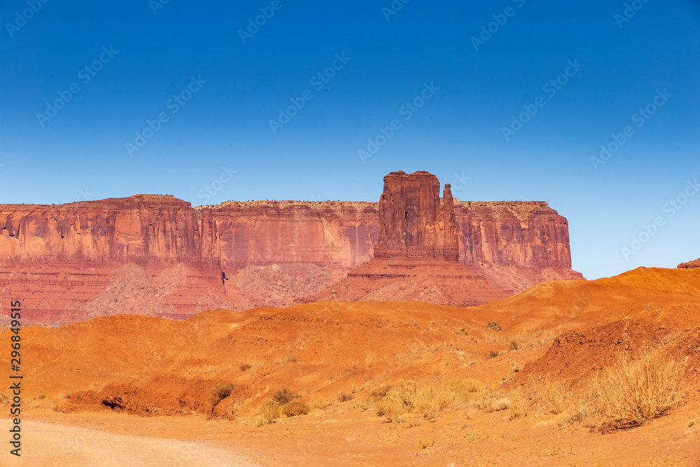 Monument Valley on a sunny day Monument Valley on a sunny day