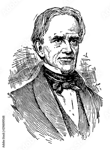 Horace Mann vintage illustration