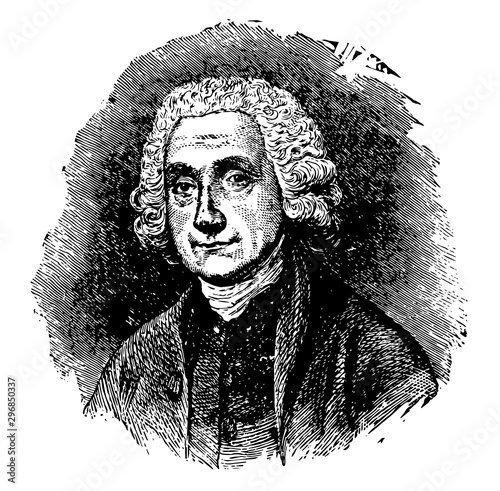 Joseph Priestly vintage illustration