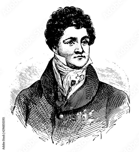 George IV vintage illustration. photo