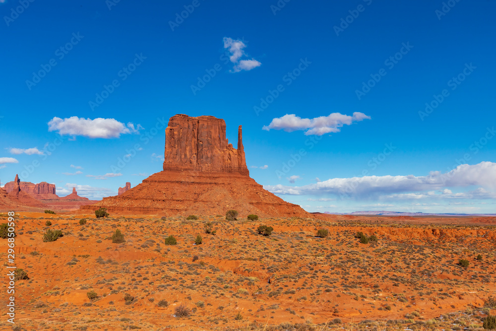 Monument Valley on a sunny day Monument Valley on a sunny day