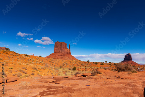 Monument Valley on a sunny day