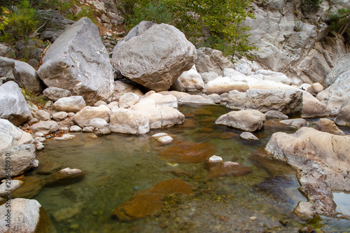 mountain river in canyon golnuk in Turkey