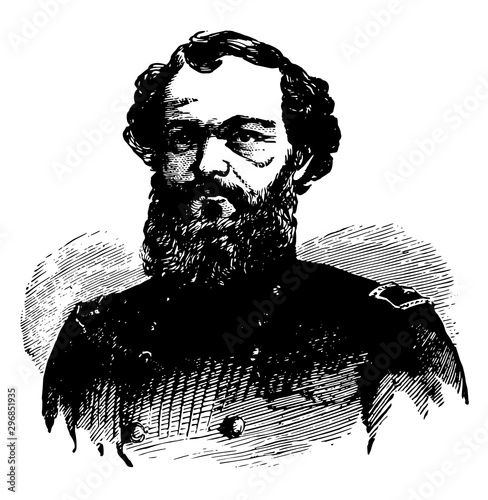 Quincy Adams Gillmore vintage illustration