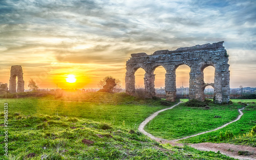 Photography Ruins of the Parco degli Acquedotti, Rome, Italy