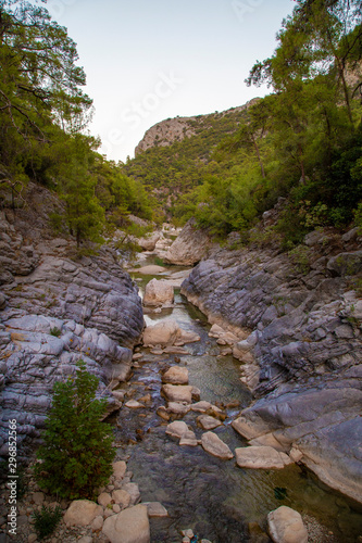 mountain river in canyon golnuk in Turkey
