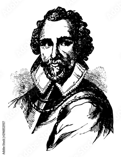 Martin Frobisher vintage illustration