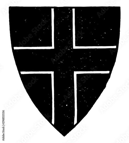 Cross Voided is not unlike the Cross double parted vintage engraving.