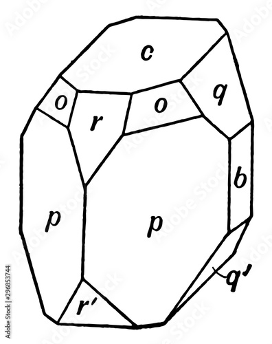 Photos Iron Vitriol, vintage illustration.