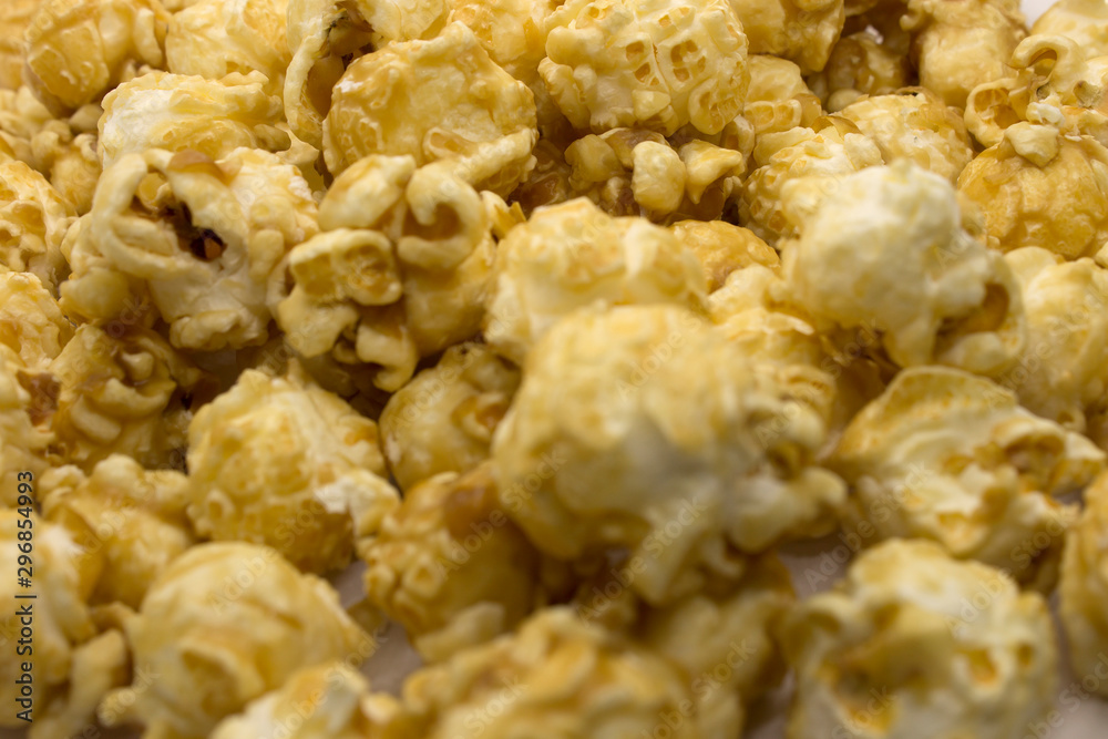 This is a photograph of Sweet Caramel popcorn