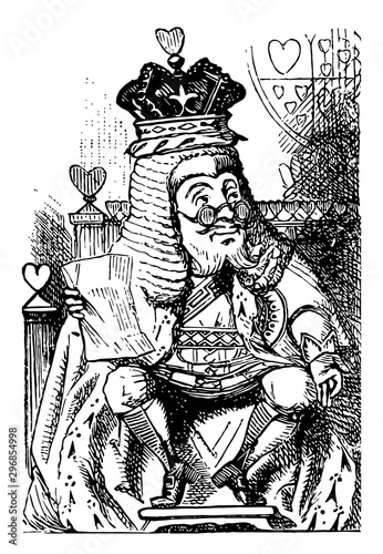 Alice in Wonderland vintage illustration