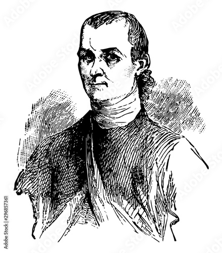 Samuel Kirkland vintage illustration