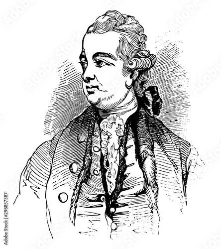 Edward Gibbon vintage illustration