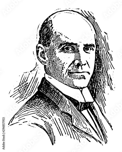 Eugene V. Debs vintage illustration photo