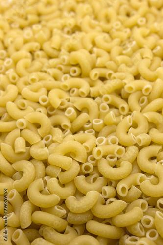 This is a photograph of Macaroni pasta
