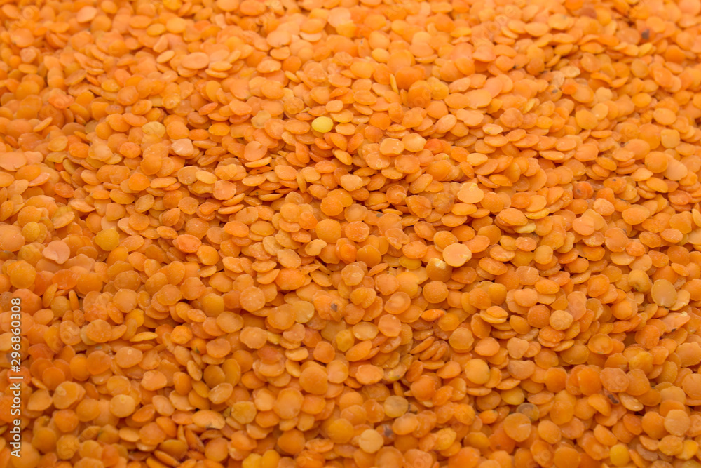 This is a photograph of Red lentils This is a photograph of Red lentils