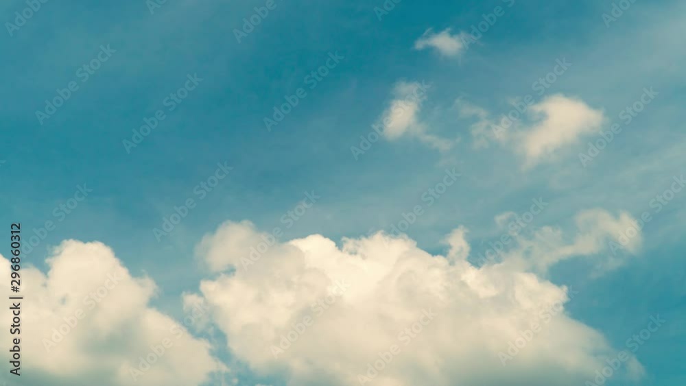 Time lapse Cumulus clouds. Time lapse Cumulus clouds.