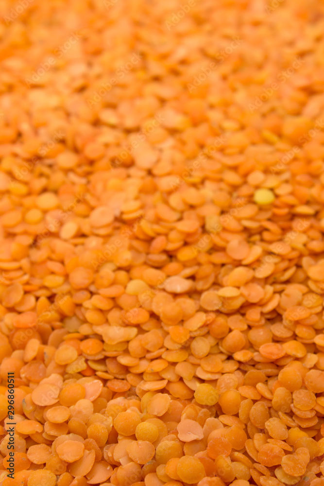 This is a photograph of Red lentils This is a photograph of Red lentils