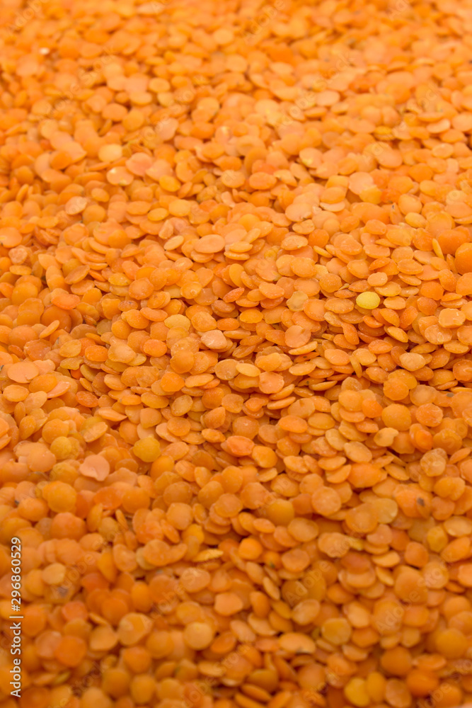 This is a photograph of Red lentils