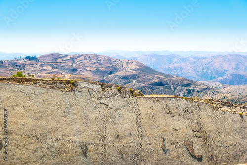 Sucre Bolivia dinosaur footprints in the Cretaceous park