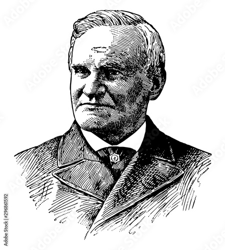 Francis Parkman vintage illustration