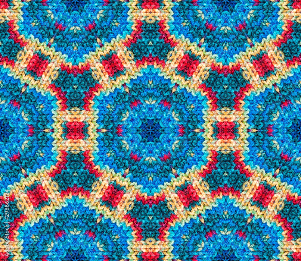 Colorful knitted seamless pattern (18)